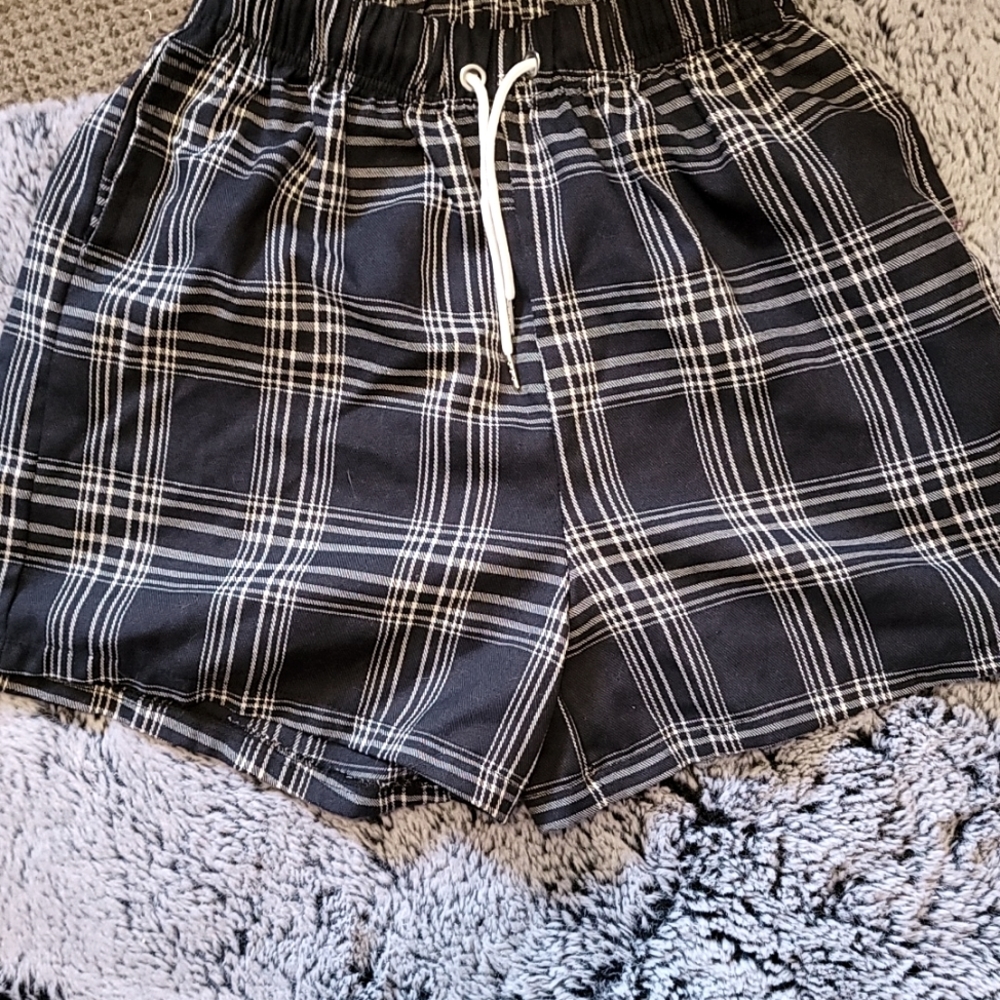Plaid shorts